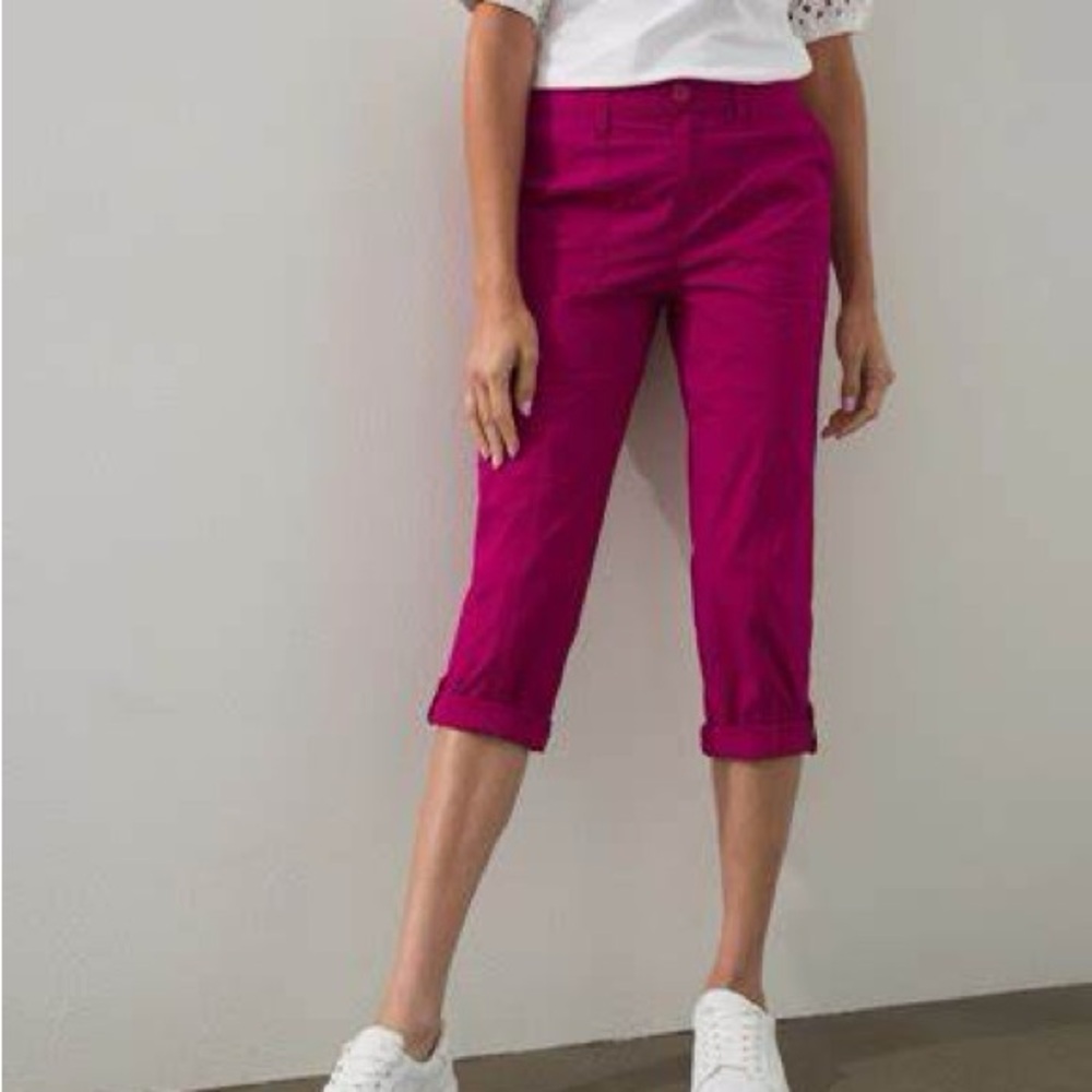 Poplin convertible crop